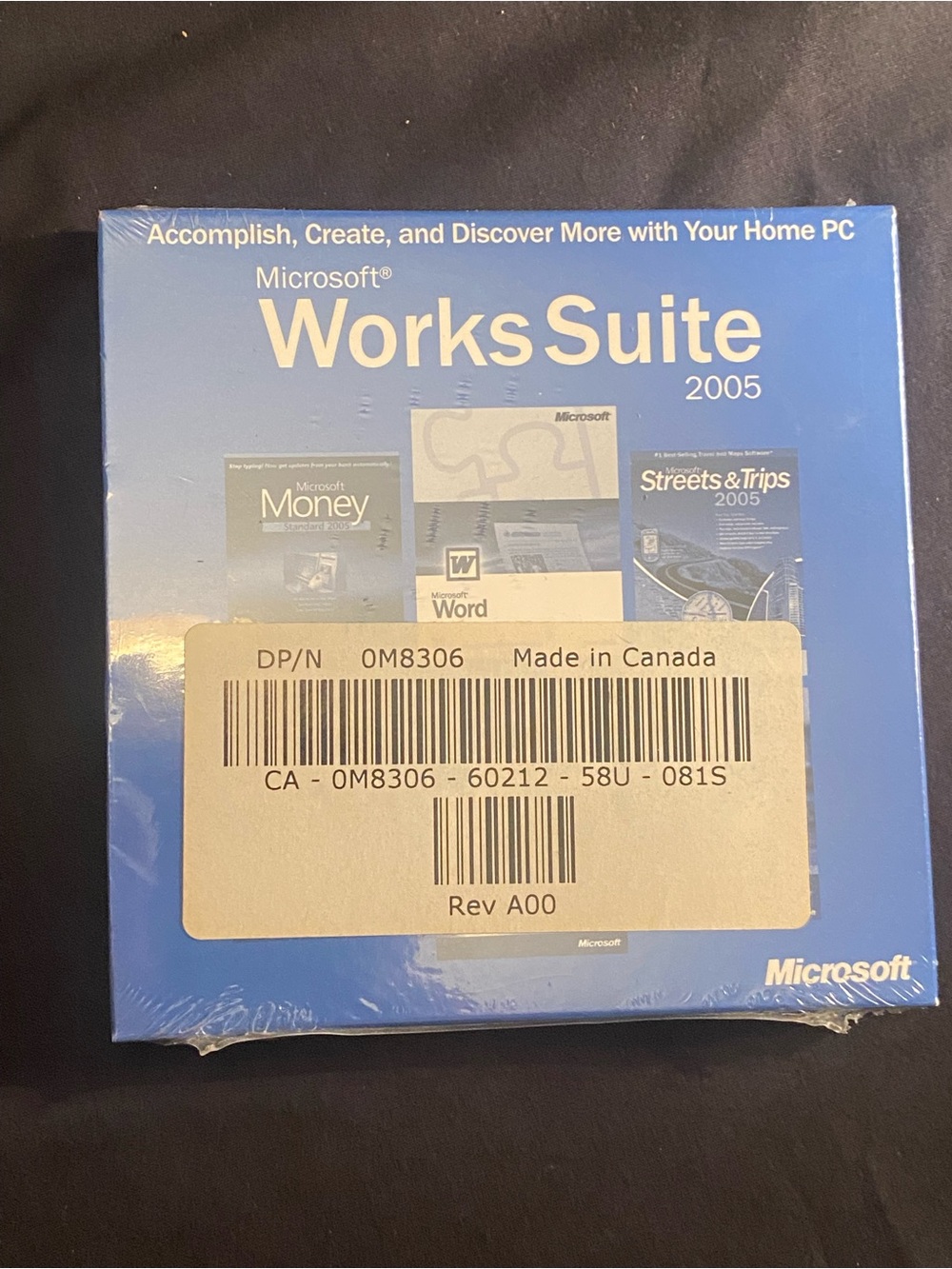 Dell Microsoft Works Suite 2005 Blue Retail Package